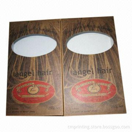 Brown Paper Box Printing, 2 PMS Color, 500um Formakote Board, Die-cutting